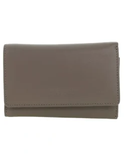 PIERRE CARDIN Pierre Cardin Italian Leather Tri-Fold Wallet in Taupe
