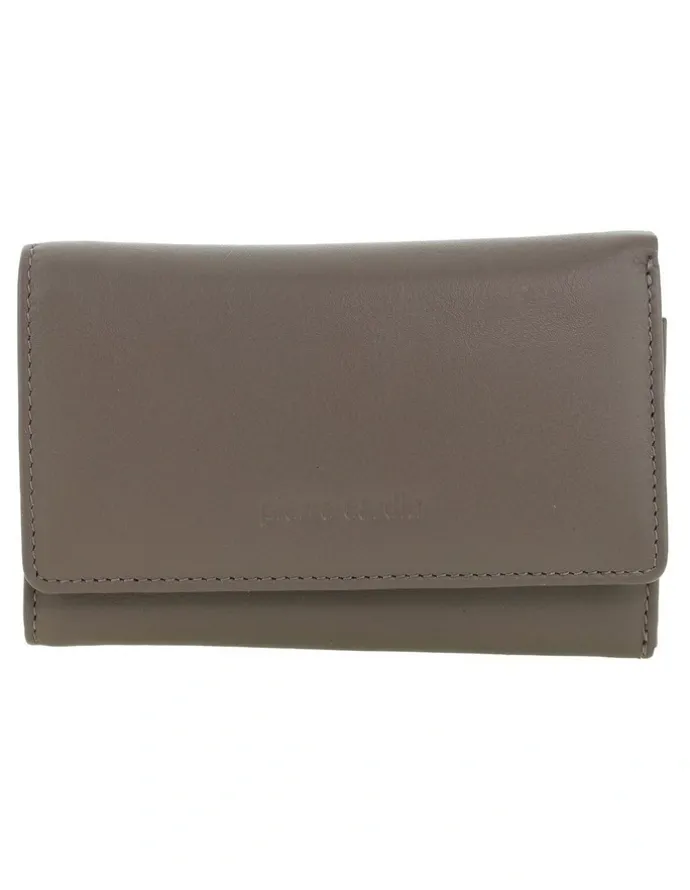 PIERRE CARDIN Pierre Cardin Italian Leather Tri-Fold Wallet in Taupe