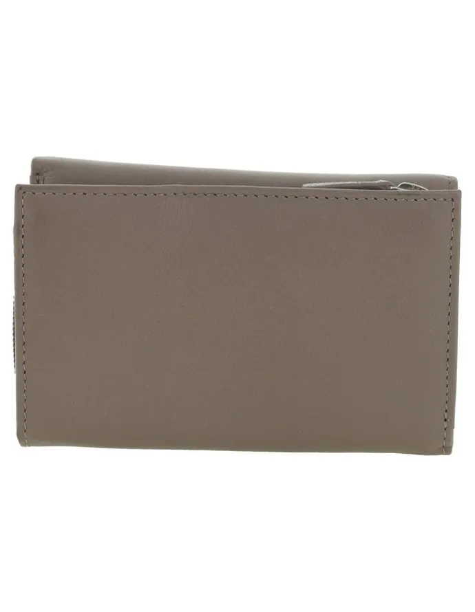 PIERRE CARDIN Pierre Cardin Italian Leather Tri-Fold Wallet in Taupe