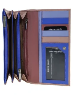 PIERRE CARDIN Pierre Cardin MultiColour Leather Ladies Wallet in Cherry