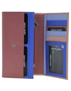 PIERRE CARDIN Pierre Cardin MultiColour Leather Ladies Wallet in Cherry