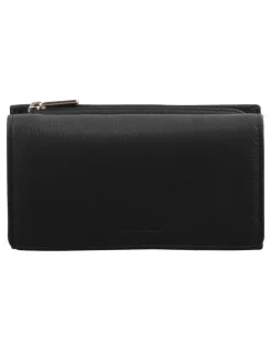 PIERRE CARDIN Tri-Fold Wallet Small in Black