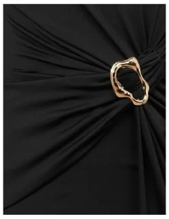 Pilgrim Benny High Neck Draped Gown