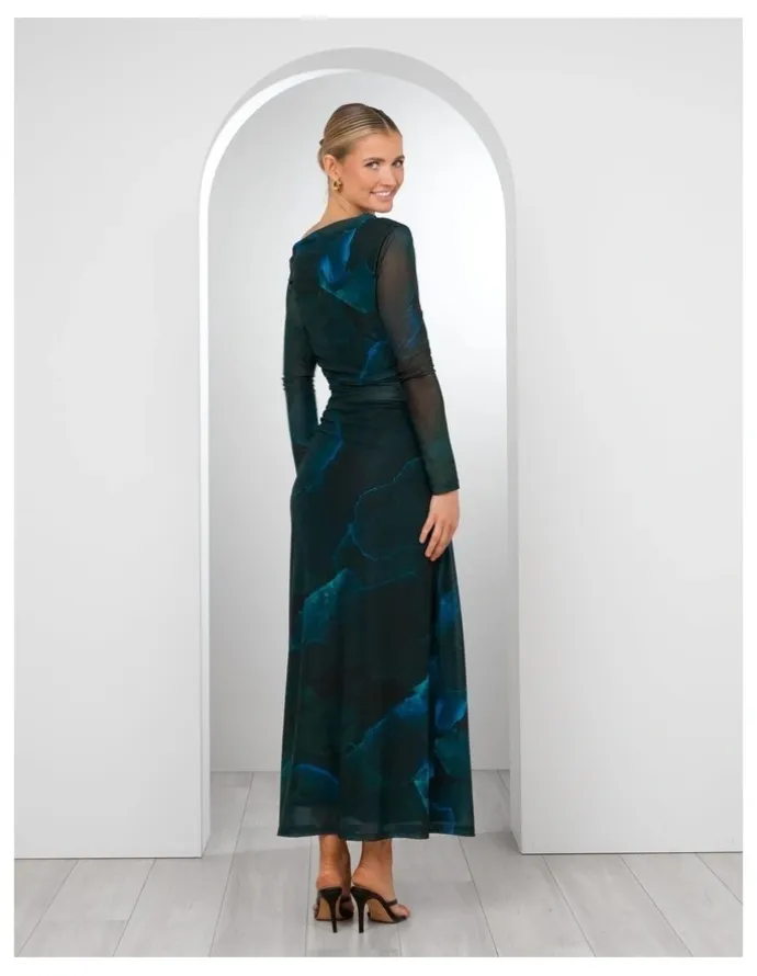 Pilgrim Brooklyn Asymmetric Maxi Dress