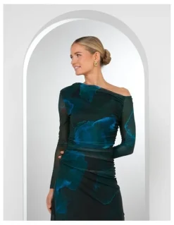 Pilgrim Brooklyn Asymmetric Maxi Dress