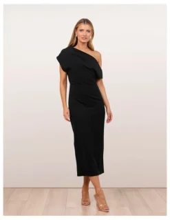 Pilgrim Joquil Off Shoulder Midi Dress