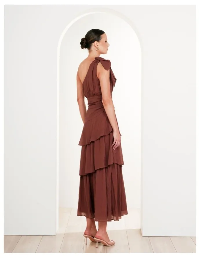 Pilgrim Sarah Ruffle Maxi Dress