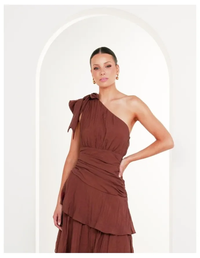 Pilgrim Sarah Ruffle Maxi Dress