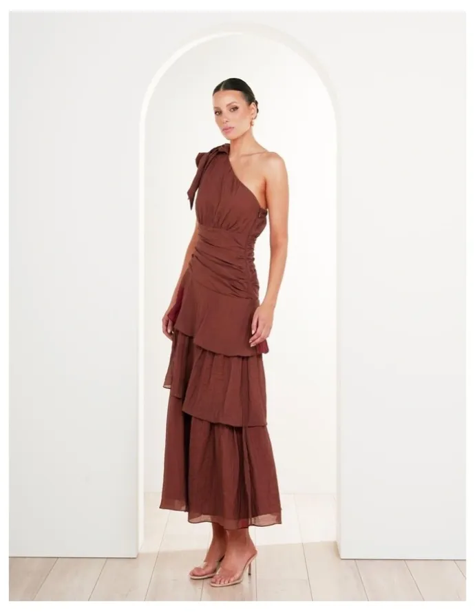 Pilgrim Sarah Ruffle Maxi Dress