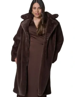Pink Dusk by Curve Project Infamous Fur Coat