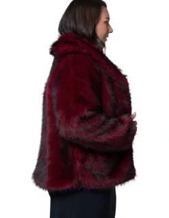 Pink Dusk Hot Pursuit Fur Coat