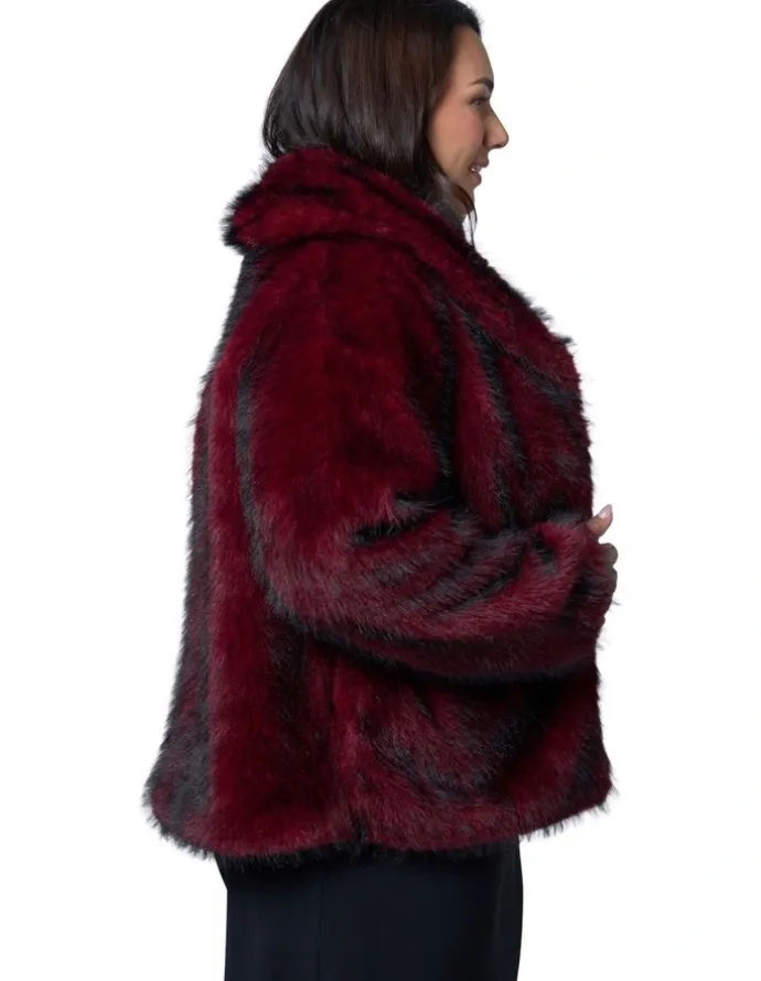 Pink Dusk Hot Pursuit Fur Coat