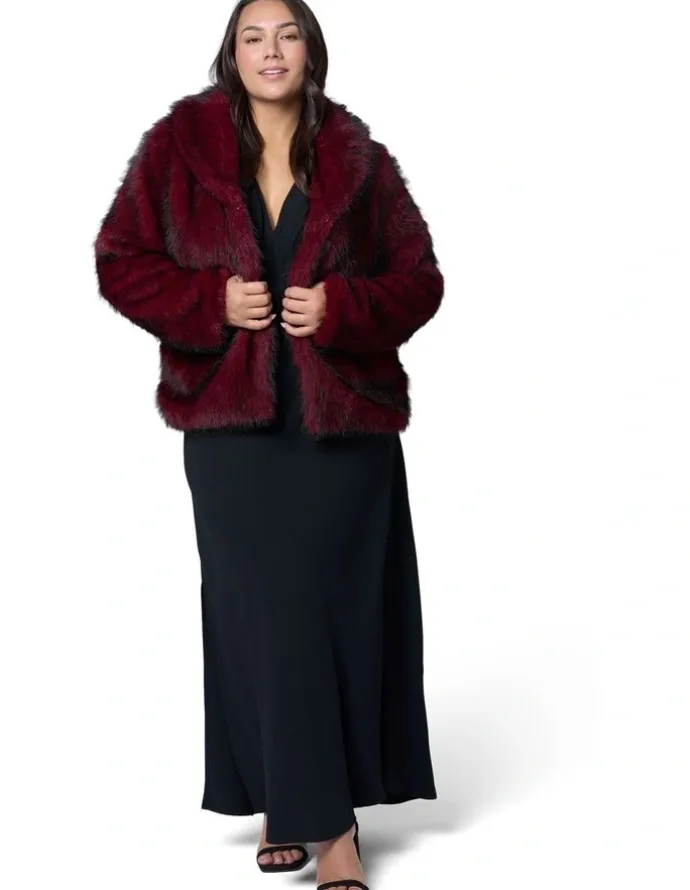 Pink Dusk Hot Pursuit Fur Coat