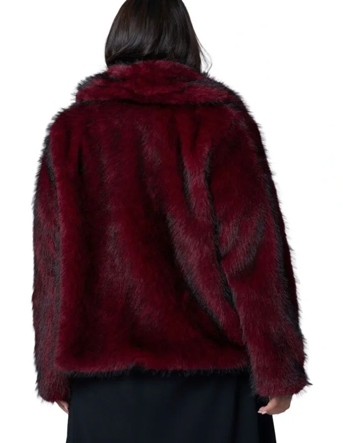 Pink Dusk Hot Pursuit Fur Coat