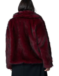 Pink Dusk Hot Pursuit Fur Coat