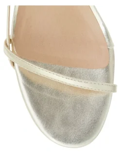 Pink Inc Aruba Sandals in Soft Gold