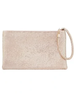 Pink Inc Bergman Bag in Gold Mesh