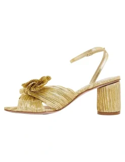 Pink Inc Secret Gold Metallic Sandals