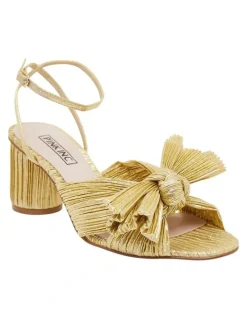Pink Inc Secret Gold Metallic Sandals