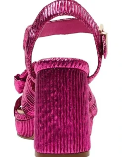 Pink Inc Sherbet Sandals in Pink Pleat