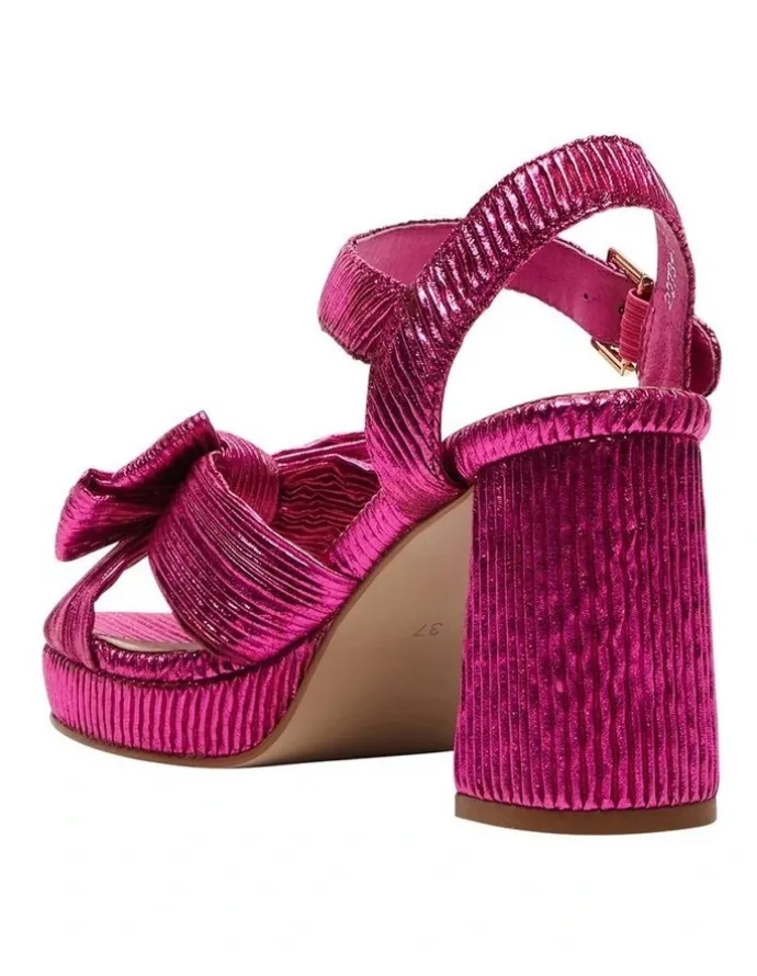 Pink Inc Sherbet Sandals in Pink Pleat