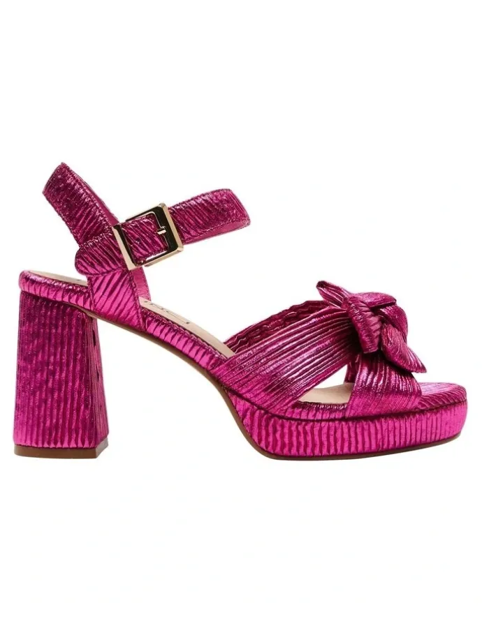 Pink Inc Sherbet Sandals in Pink Pleat