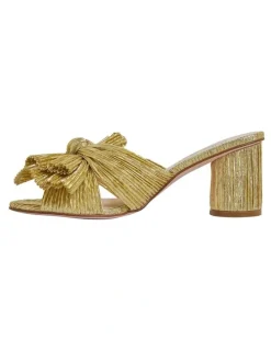 Pink Inc Surge Gold Metallic Sandals