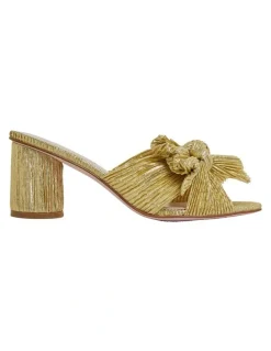 Pink Inc Surge Gold Metallic Sandals
