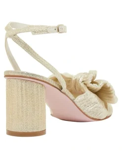 Pink Inc Surge Light Silver Shimmer Sandals
