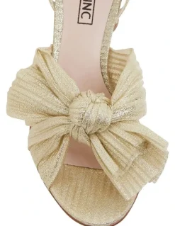 Pink Inc Surge Light Silver Shimmer Sandals