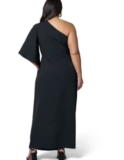 Pink Dusk by Curve Project Angel Eyes Maxi Dress