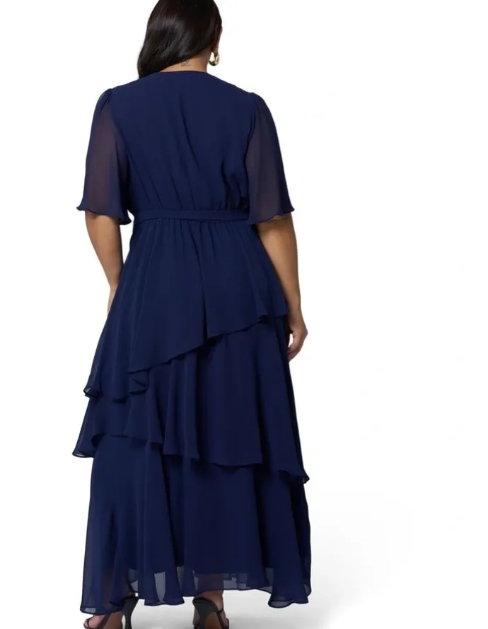Pink Dusk by Curve Project Hypnotic Maxi Dress