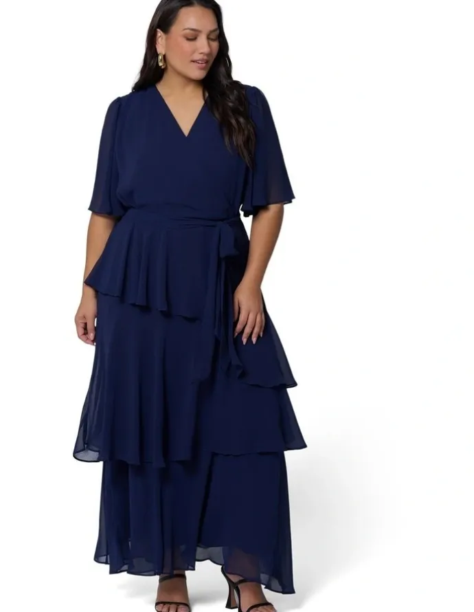 Pink Dusk by Curve Project Hypnotic Maxi Dress