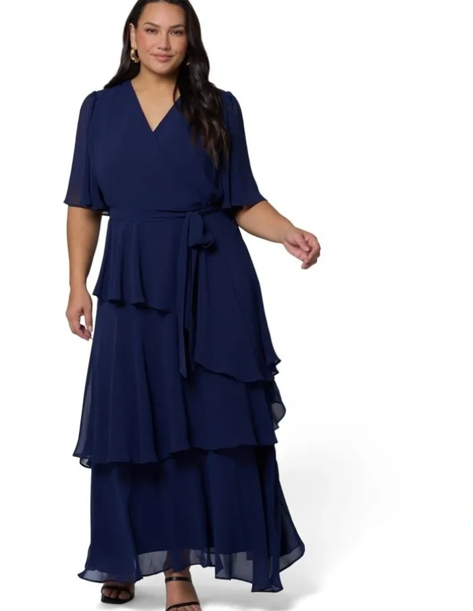 Pink Dusk by Curve Project Hypnotic Maxi Dress