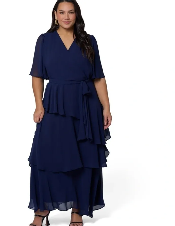Pink Dusk by Curve Project Hypnotic Maxi Dress