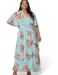 Pink Dusk by Curve Project Hypnotic Maxi Dress