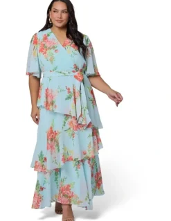 Pink Dusk by Curve Project Hypnotic Maxi Dress