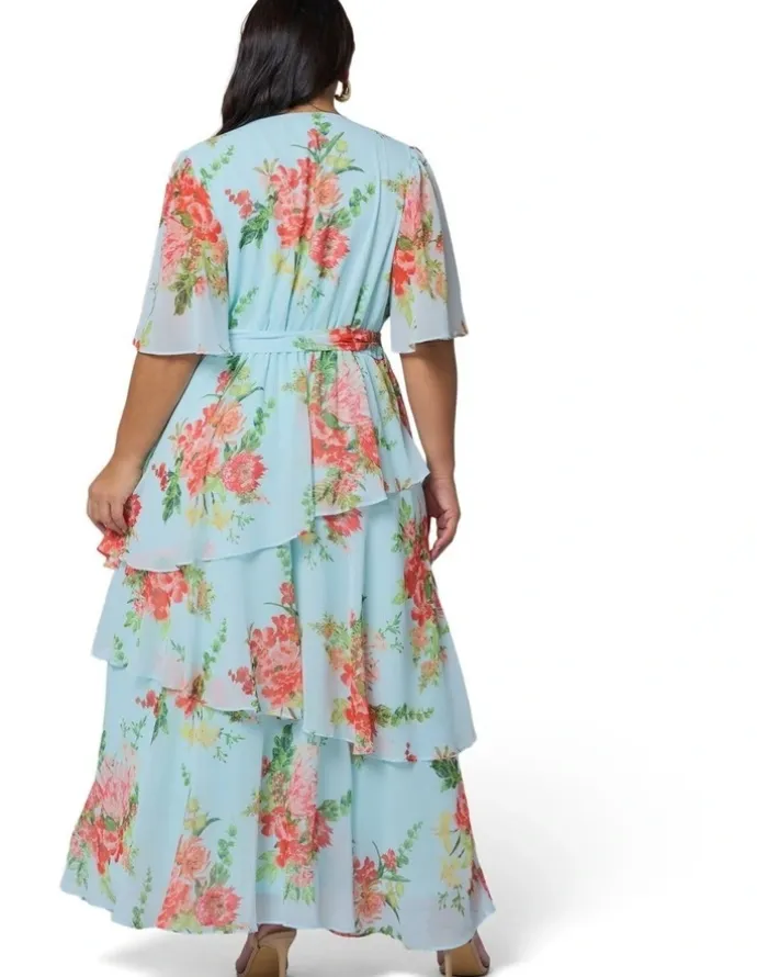 Pink Dusk by Curve Project Hypnotic Maxi Dress