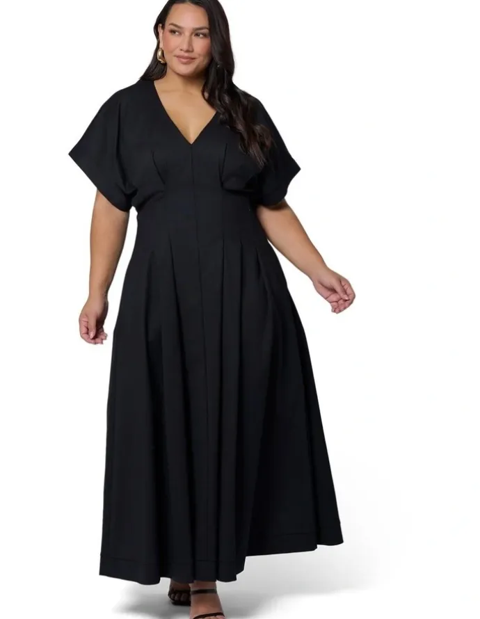 Pink Dusk by Curve Project Magnetic Pull Maxi Dress