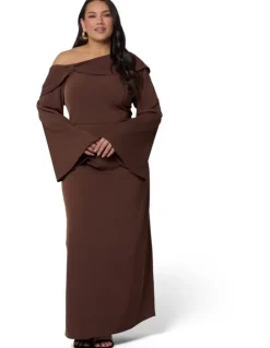 Pink Dusk by Curve Project Say My Name Midi Dress
