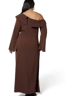 Pink Dusk by Curve Project Say My Name Midi Dress