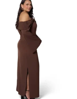 Pink Dusk by Curve Project Say My Name Midi Dress