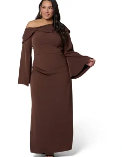 Pink Dusk by Curve Project Say My Name Midi Dress