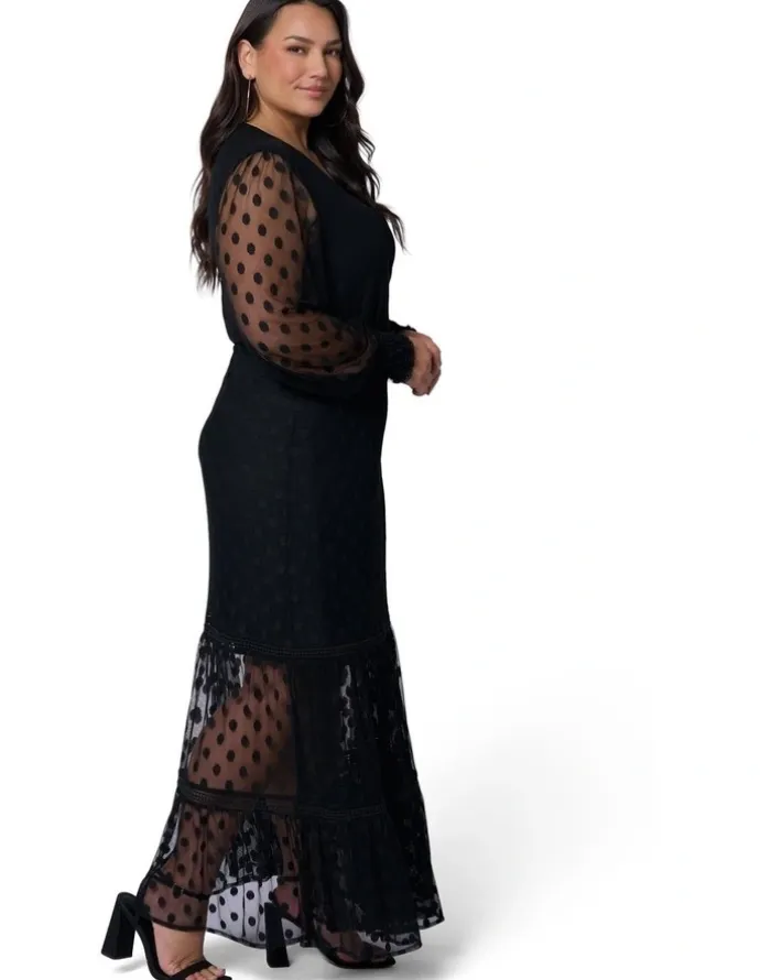 Pink Dusk by Curve Project Secret Obsession Maxi Dress