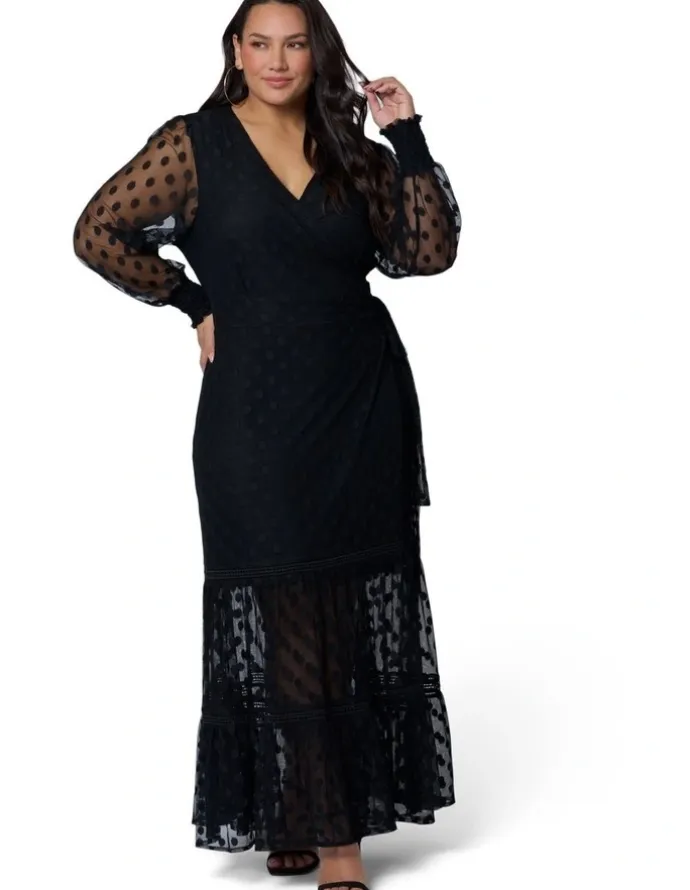 Pink Dusk by Curve Project Secret Obsession Maxi Dress
