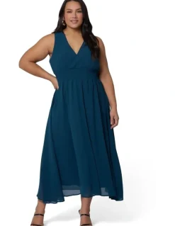 Pink Dusk by Curve Project Watermelon Sugar Maxi Dress
