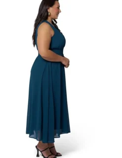 Pink Dusk by Curve Project Watermelon Sugar Maxi Dress