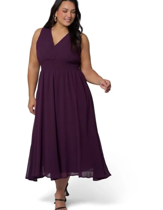 Pink Dusk by Curve Project Watermelon Sugar Maxi Dress