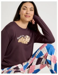 PJ Club Pyjama Set in Mama Chino Print