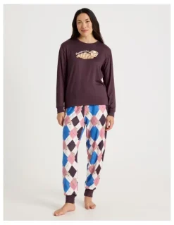 PJ Club Pyjama Set in Mama Chino Print
